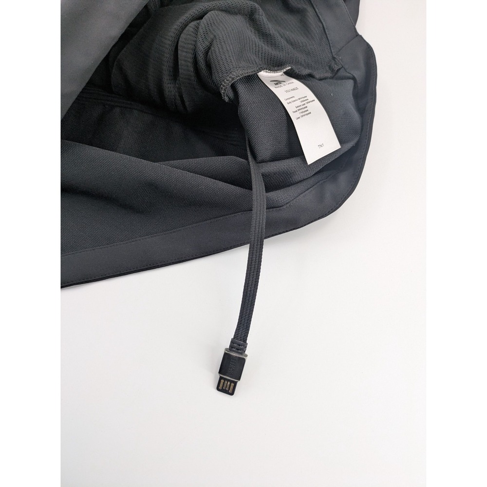 ANTA Men's Full Zip Hooded Jacket Size XXL Black Athletic Track Jacket - Picture 4 of 12